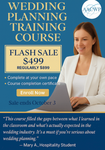 Wedding Planning Course Flash Sale