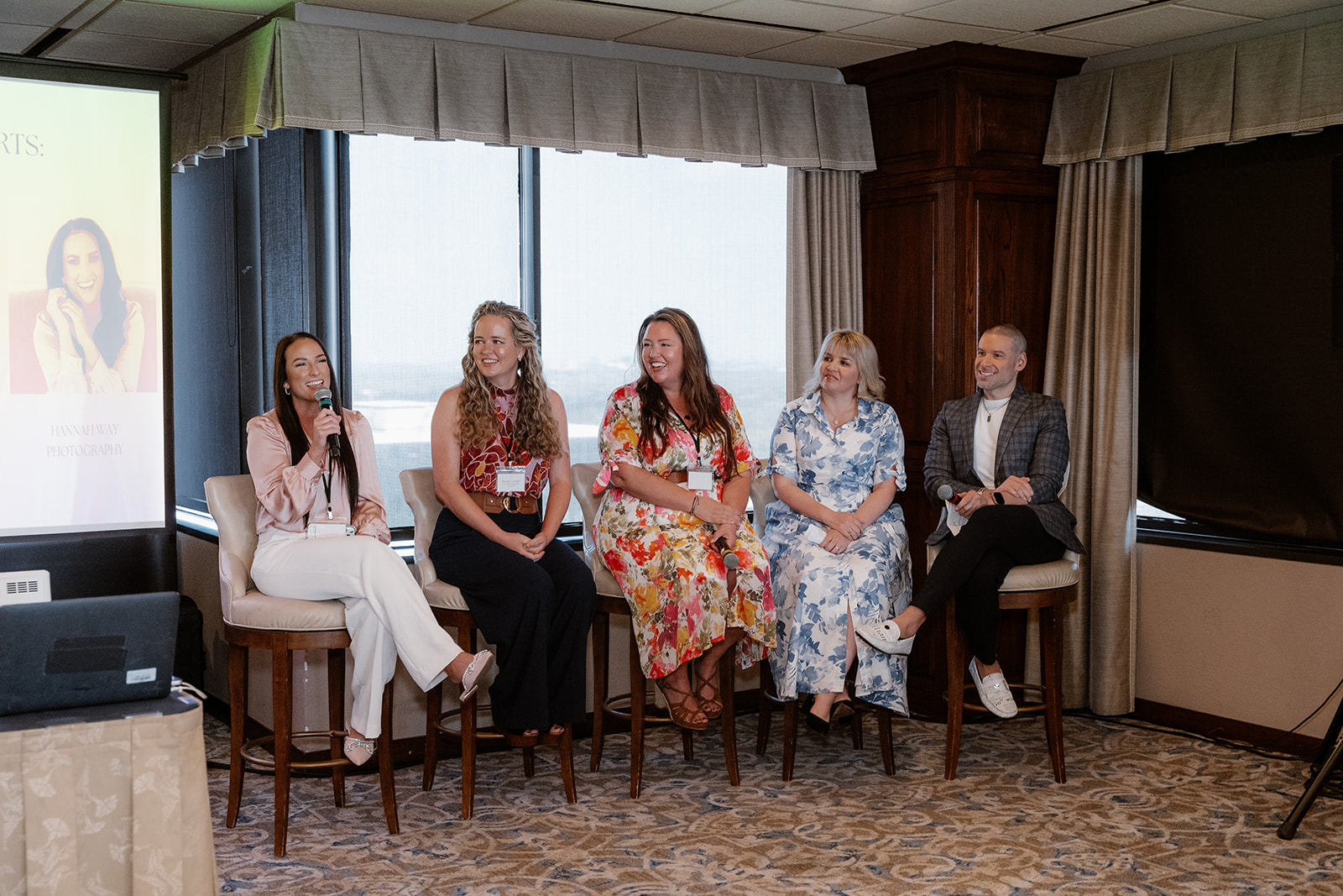 people talking on a panel