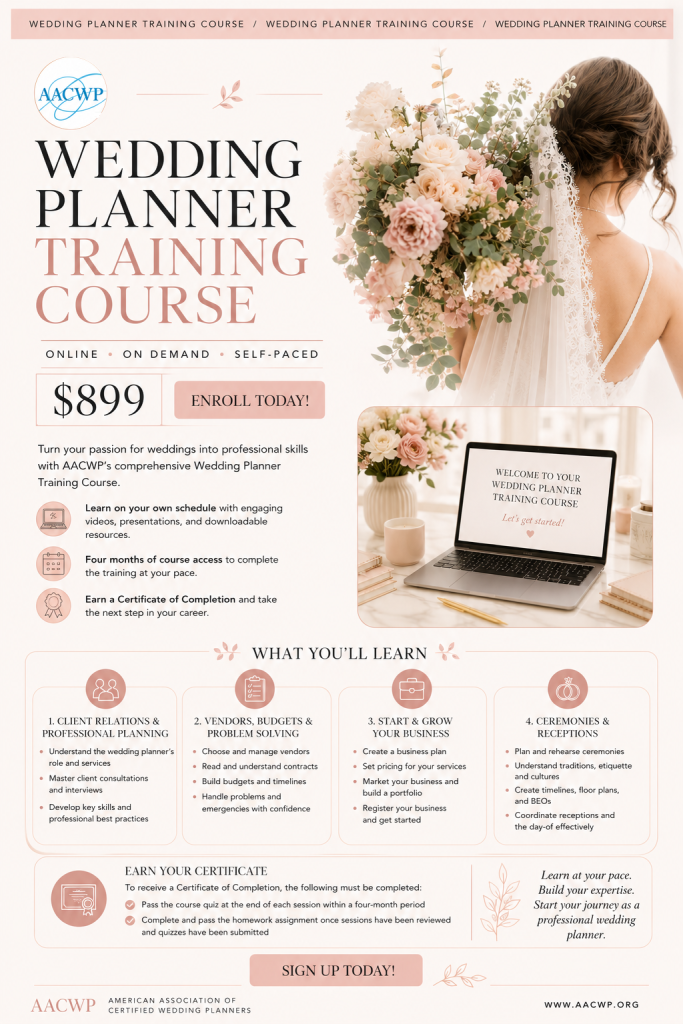 Wedding Planner Training Course