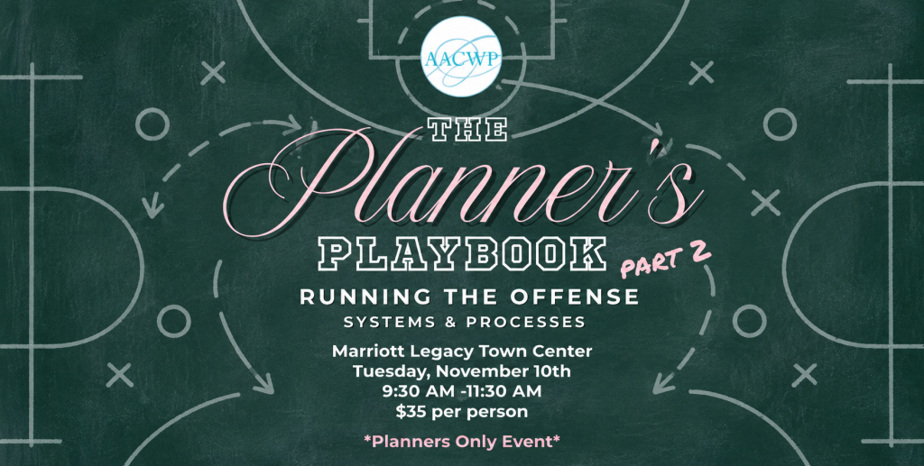 Planner's Playbook Pt 2